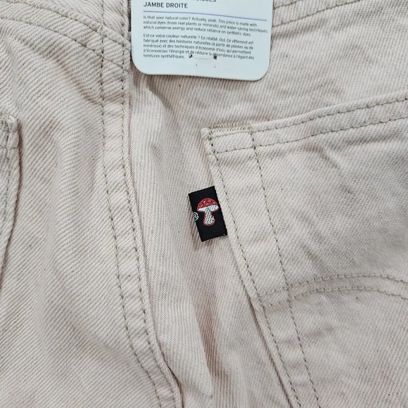 Levi's Fresh Pink 501 Original Straight Legs Jean's Women's Size 27X28 - Picture 6 of 7